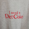 "I Need a Diet Coke" - Embroidered Top - Elizacollective